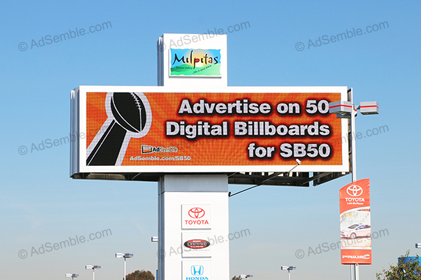 milpitas california digital billboard