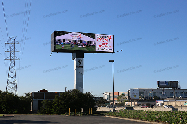 belmont california digital billboard