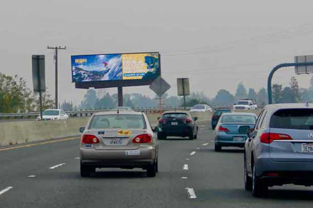 vine hill california interstate 680 digital billboard