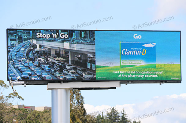 daly city california interstate 280 digital billboard