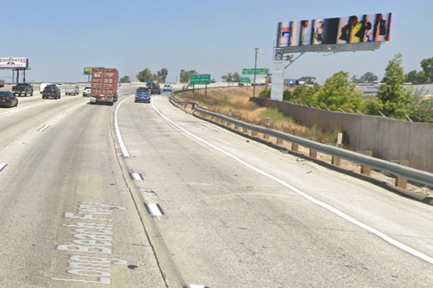 los angeles california 710 freeway digital billboard