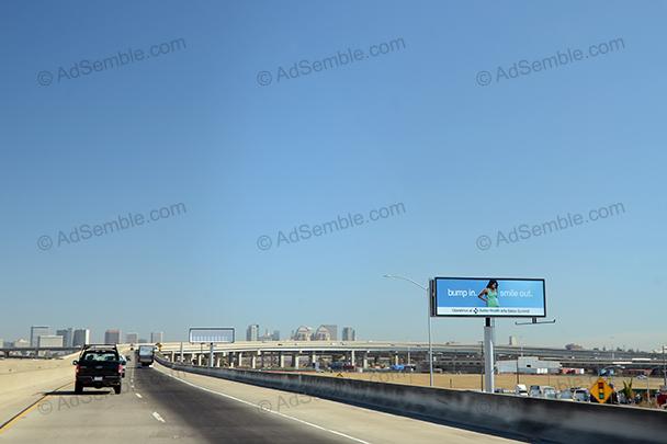 san francisco oakland bay bridge california digital billboard