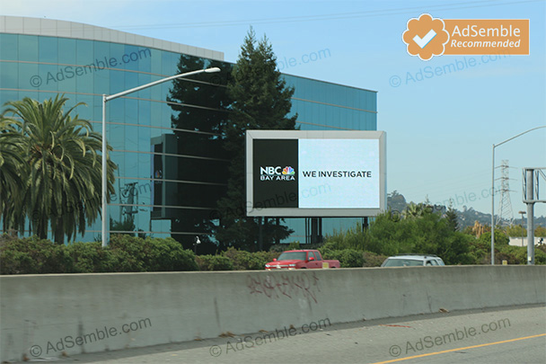 redwood city california digital billboard