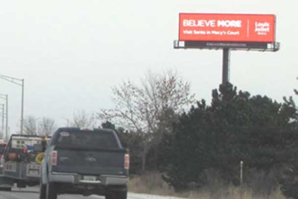 joliet illinois interstate 55 digital billboard