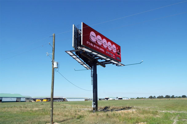 lake charles louisana interstate 10 digital billboard