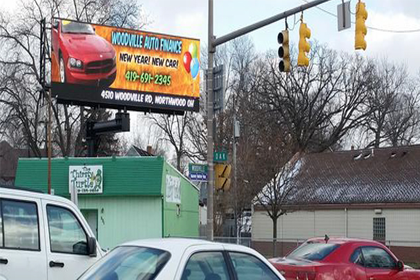 toledo ohio oak st digital billboard
