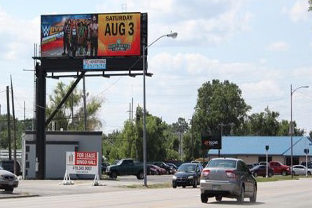 toledo ohio woodville digital billboard