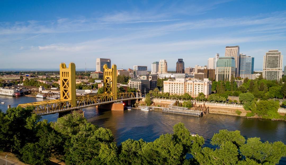 Sacramento CA Iconic Bridge